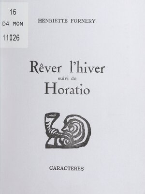 cover image of Rêver l'hiver